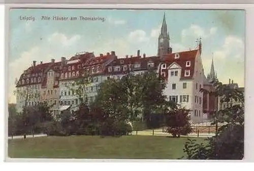 5/26 Ak Leipzig alte Häuser am Thomasring um 1910