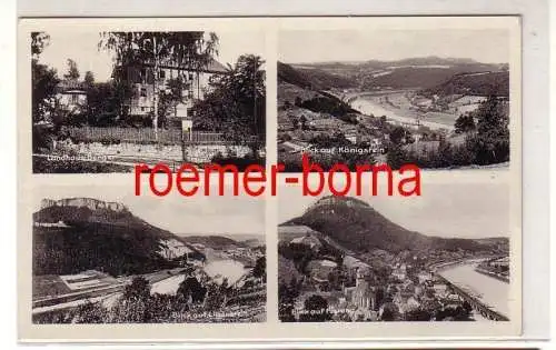 61388 Mehrbild Ak Pfaffendorf Landhaus Berger Station Königstein 1934