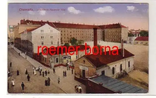68303 Feldpost Ak Chemnitz Infanterie Kaserne 104 1916