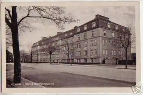 10774 Ak Dresden König Georg Kaserne um 1940