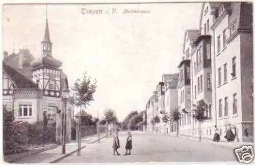 27292 Ak Treuen im Vogtland Moltkestraße 1913