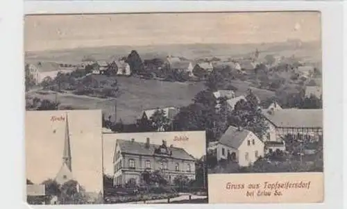 37358 Feldpost Ak Gruß aus Topfseifersdorf 1917