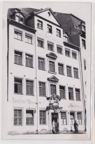 60245 AK Leipzig Barfußgasse Kaffeebaum, Althistorische Gaststätte um 1940
