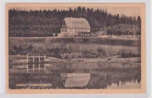 87114 Ak Gasthof Muldentalsperre um 1950