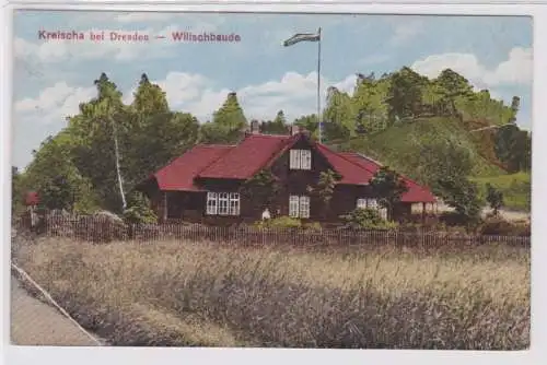 95287 Ak Kreischa bei Dresden - Wilischbaude 1921