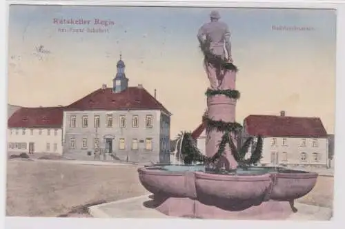 95821 Ak Regis Ratskeller und Halbfaßbrunnen 1913