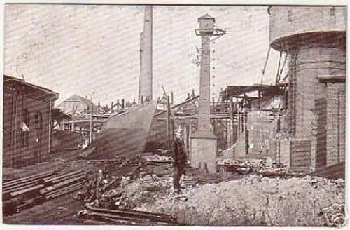 09827 Ak Sturm Katastrophe zu Chemnitz am 27. Mai 1916