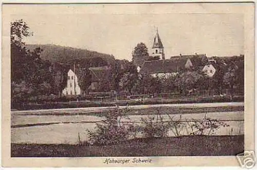 07952 Ak Hohburger Schweiz Totalansicht 1926