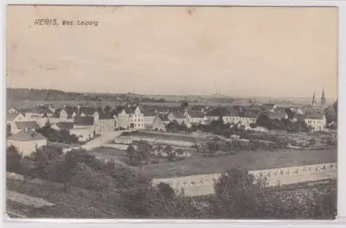 95237 Ak Regis Bez. Leipzig Totalansicht 1915