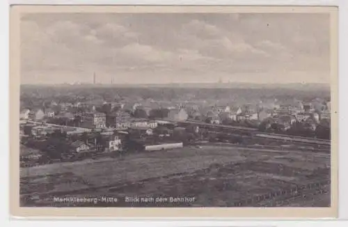 57368 Ak Markkleeberg Mitte Blick nach dem Bahnhof um 1940