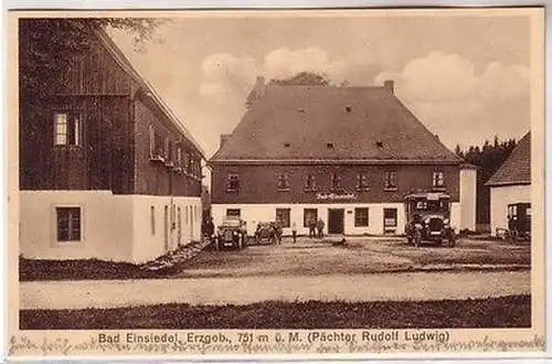 67457 Ak Bad Einsiedel im Erzgebirge Pächter Rudolf Ludwig 1933