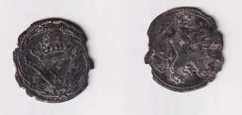 1 Albus Silber Münze Hessen Kassel 1657 s/ss (170424)