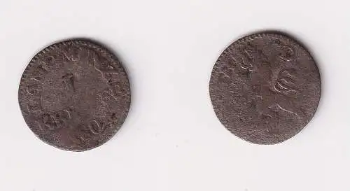 1 Kreuzer Billon Münze Hessen Darmstadt 1804 s (170732)