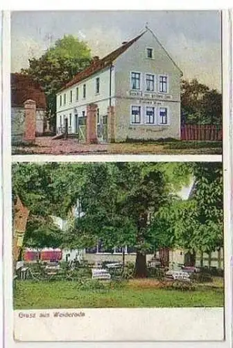 36897 Mehrbild Ak Gruß aus Weideroda Gasthof um 1910