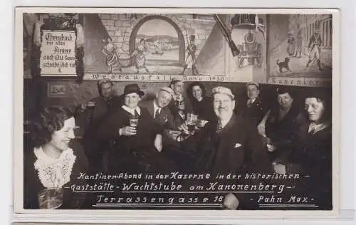 83038 AK Gaststätte Wachtstube am Kanonenberg Dresden 1937