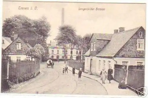 14082 Ak Treuen i.V. Lengenfelder Strasse um 1910