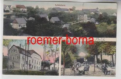 74519 Mehrbild Ak Gruß aus Gasthof Schönborn 1916