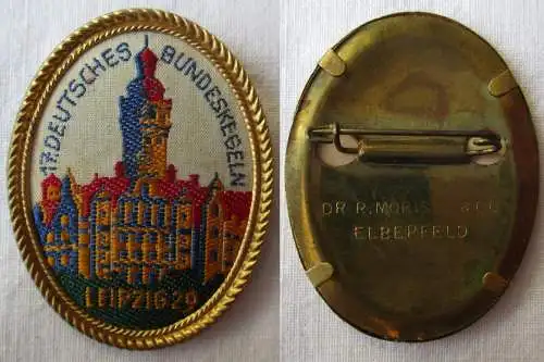 Abzeichen 17. Deutsches Bundeskegeln Leipzig 1929 (167368)
