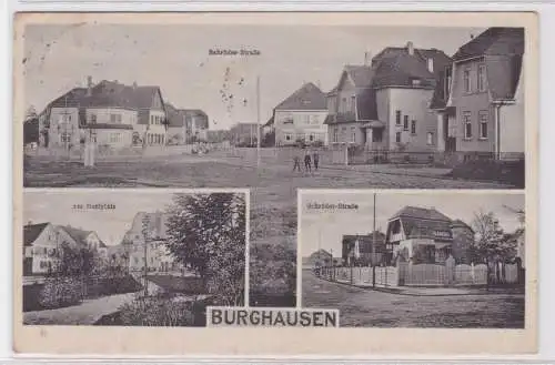 86466 Mehrbild Ak Burghausen Schröderstraße und Dorfplatz 1920
