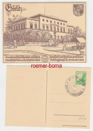 72837 Ganzsachen Ak Görlitz königlich preussisches Postamt 1938