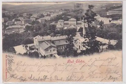 906989 AK Bad Elster - Totalansicht 1898