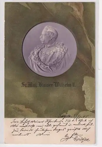 23932 Patriotika AK Sr. Maj. Kaiser Wilhelm II. Deutscher Kriegerbund 1905