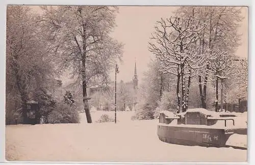 96497 Foto AK Bad Elster-Asch (Aš) - Dorfansicht mit Kirche 1914