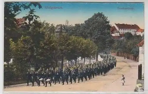 56377 Feldpost Ak Königsbrück Dresdnerstrasse 1915