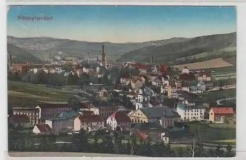 43355 Ak Wüstegiersdorf Totalansicht 1917