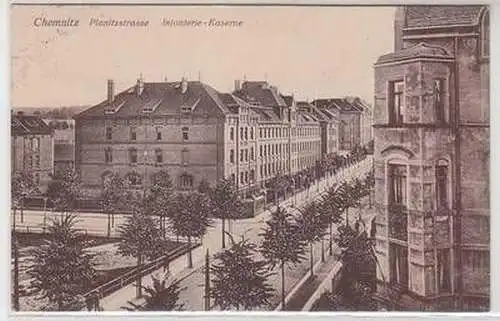 55389 Feldpost Ak Chemnitz Planitzstrasse Infanterie Kaserne 1916