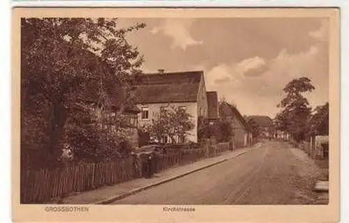 56519 Ak Grossbothen Kirchstrasse 1913