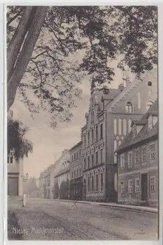 49339 Ak Niesky Mädchenanstalt 1912