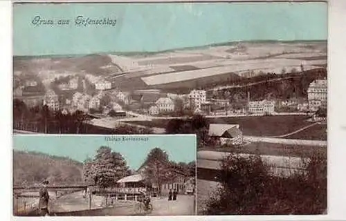 43106 Ak Gruß aus Erfenschlag Restaurant 1906
