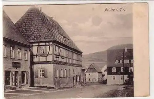56605 Ak Geising im Erzgebirge Ortsansicht 1909