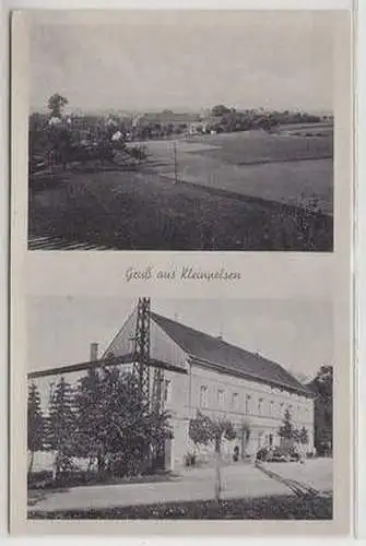 52377 Ak Gruß aus Kleinpelsen Gasthof zu den drei Rosen um 1940