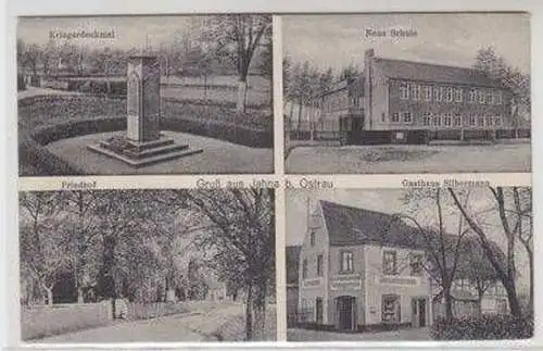 49946 Mehrbild Ak Gruß aus Jahna bei Ostrau 1935