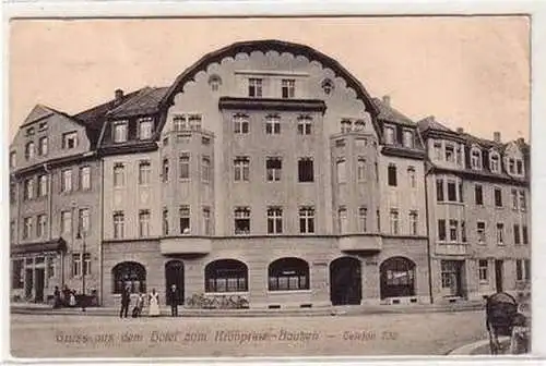 56925 Ak Gruß aus dem Hotel zum Kronprinz Bautzen 1916