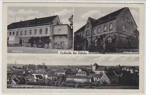43907 Mehrbild Ak Zschaitz bei Döbeln Gasthof usw. 1940