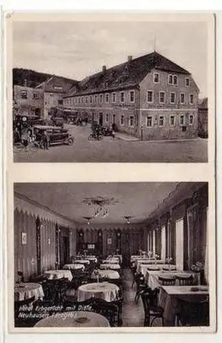 54070 Ak Neuhausen Erzgebirge Hotel Erbgericht mit Diele 1935