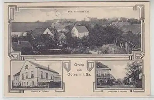 55619 Mehrbild Ak Gruß aus Golzern in Sachsen Gasthof usw. 1911