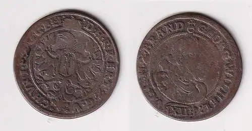 12 Groschen Silber Münze Brandenburg 1622 s/ss (170279)