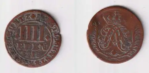 4 Pfennig Kupfer Münze Münster 1715 Franz Arnold von Metternich 1706-18 (170380)