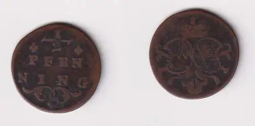 1/2 Pfennig Münze Würzburg Franz Ludwig von Erthal 1779-1795 (170623)