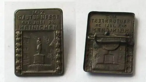 seltenes Abzeichen M.-Z. Gauturnfest Hainichen 6.-7. Juli 1929 (132832)