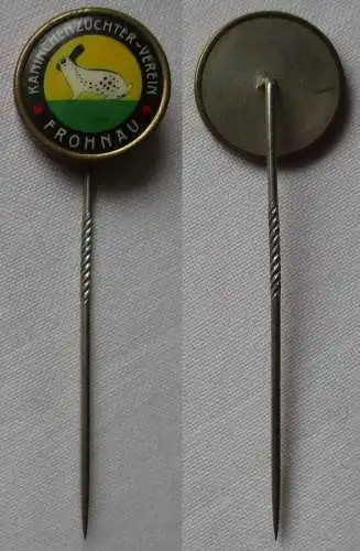 alte Anstecknadel Kaninchenzüchter Verein Frohnau um 1930  (161469)