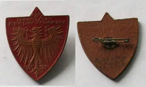 seltenes Abzeichen Sänger Gau Berlin Kurmark, E.O.Friedrich Leipzig (132809)