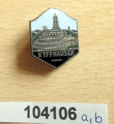 emailliertes Abzeichen Kyffhäuser mit Barbarossa Denkmal