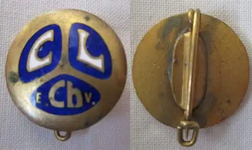 emailliertes Abzeichen CL CH e.V.? um 1910 (168231)