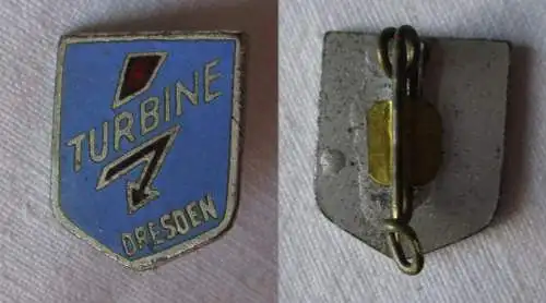 emaillierte DDR Anstecknadel Fußball Turbine Dresden (138143)
