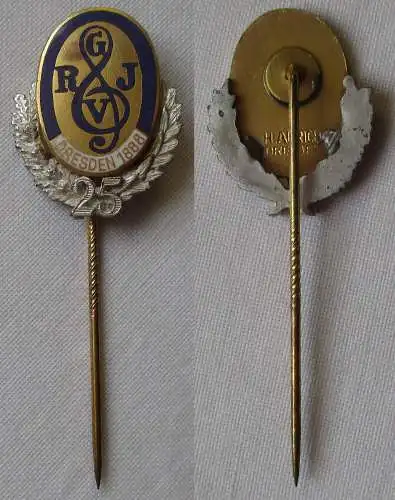 emailliertes Ehrennadel 25 Jahre Männergesangverein RGJV Dresden 1888 (126648)